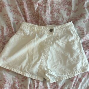 Classic White Women's Shorts